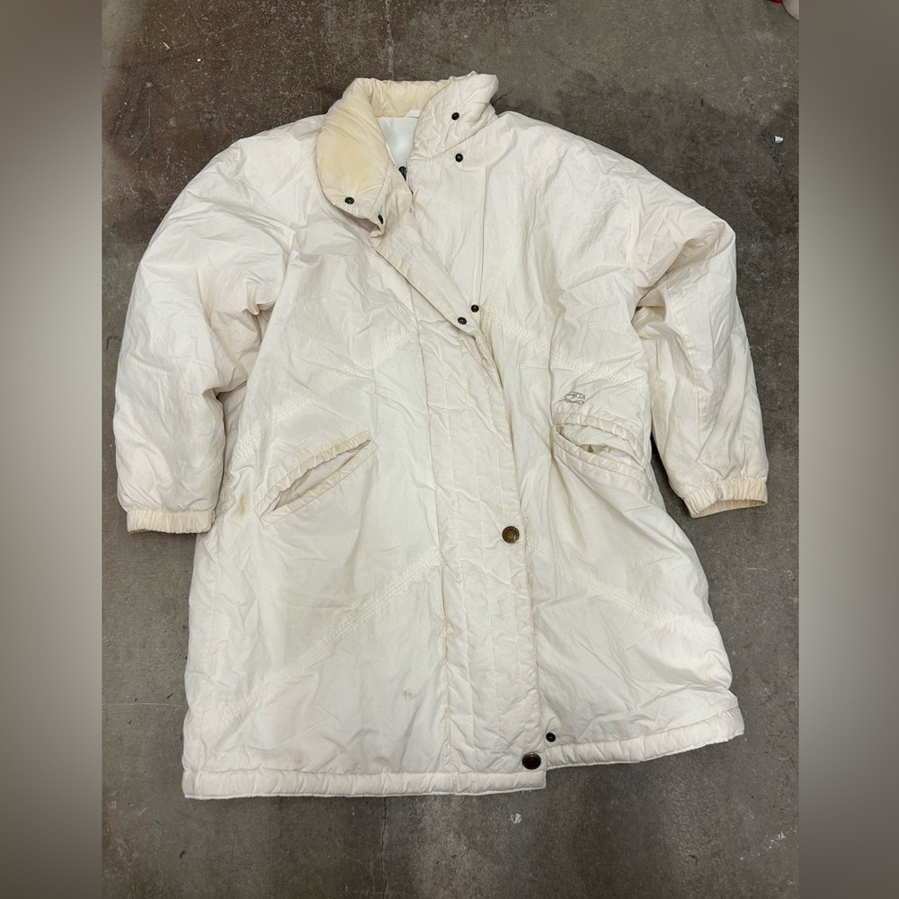 Vintage luhta‎ cream winter coat